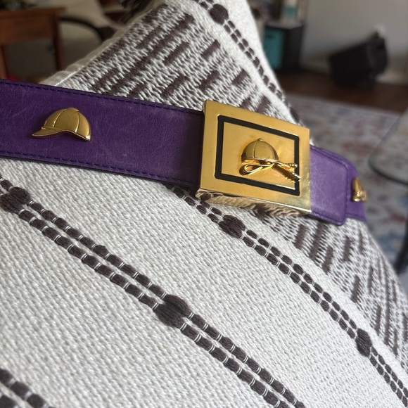Purple Escada vintage belt. main image 4